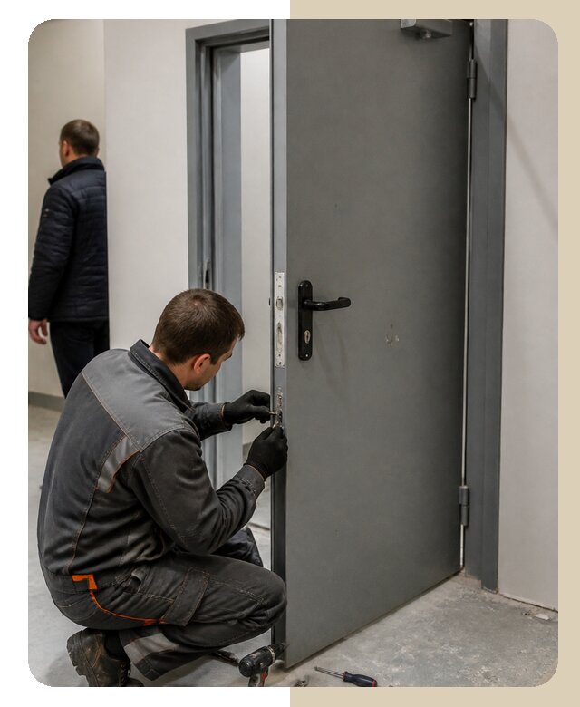 Ремонт противопожарной двери в Шатуре по цене 6659 р. | ДвериЛегко-Штр